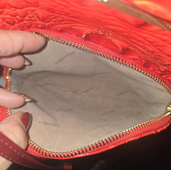 Red Textured Backpack - Picture 5 of 7